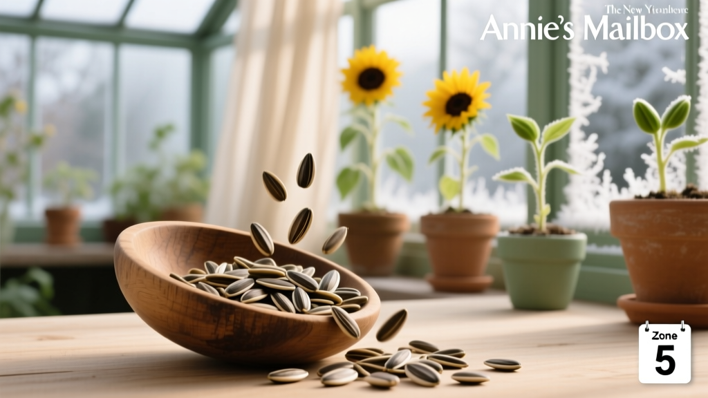 Sunflower Seed Indoor Planting Dates by Zone