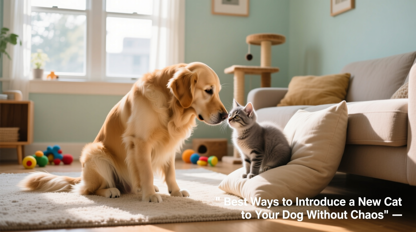 best ways to introduce a new cat to your dog without chaos