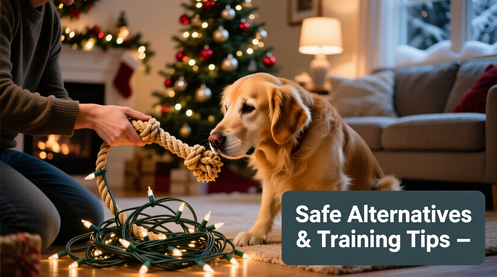 why is my dog obsessed with chewing christmas light cords safe alternatives and training tips