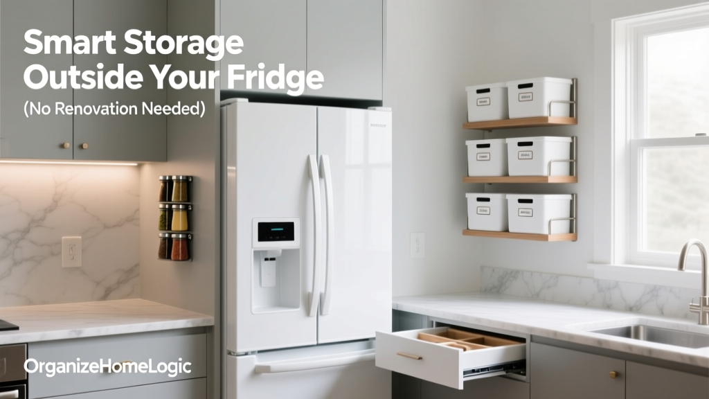Smart Storage Outside Your Fridge (No Renovation Needed)