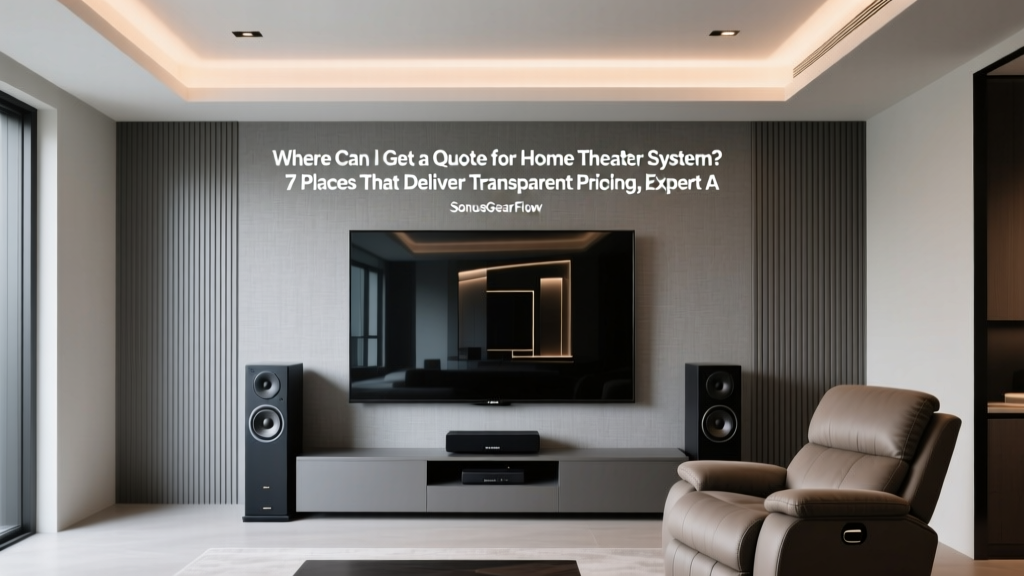 Home Theater System Quote: 7 Transparent, Expert Options
