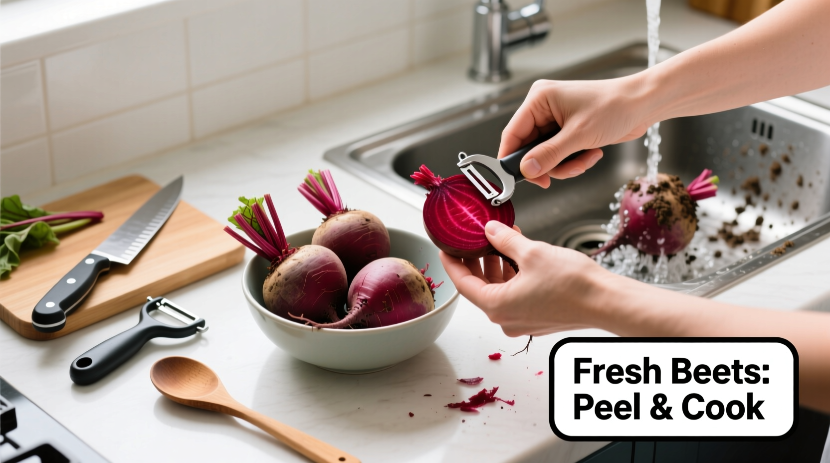 how to prepare fresh beets for cooking