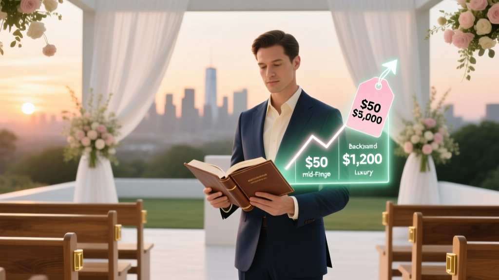 Wedding Officiant Salary: Real 2026 Earnings Data