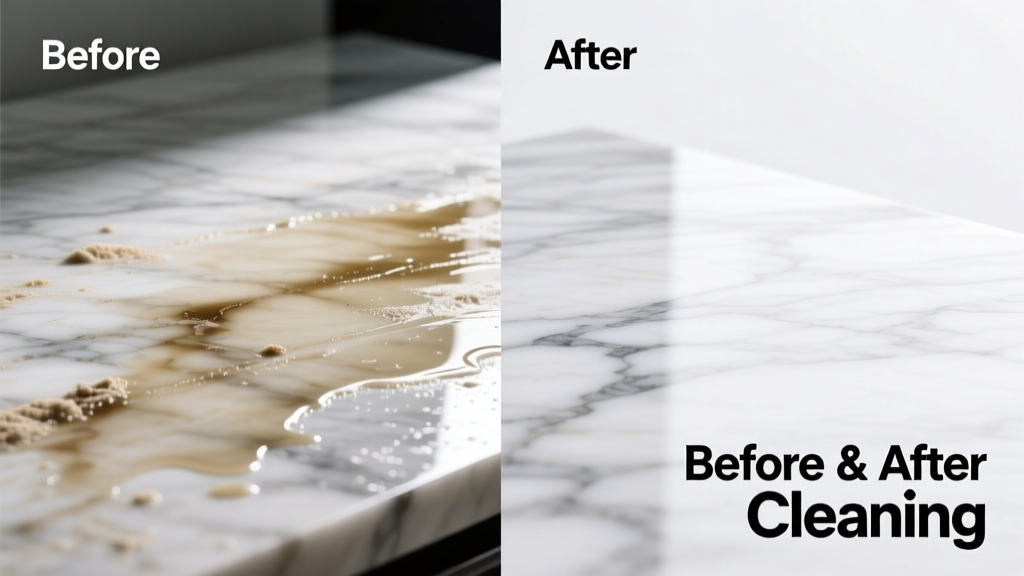 How to Remove Fabric Softener from Marble Surfaces