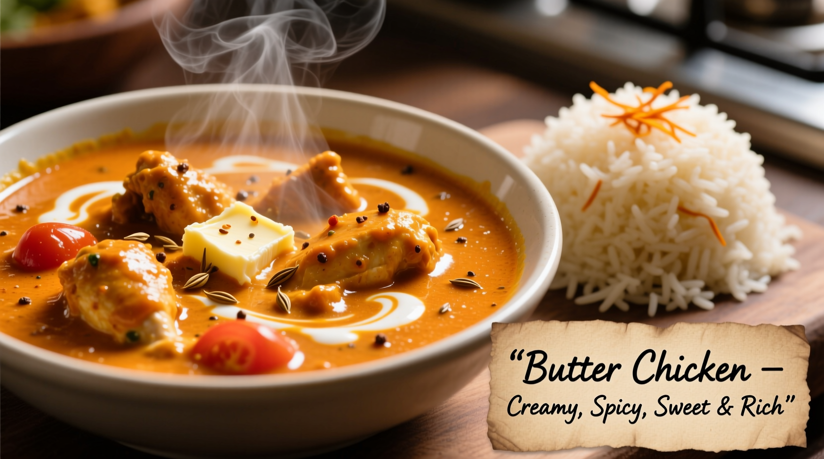 Butter Chicken Taste Profile: Creamy, Mild & Flavorful