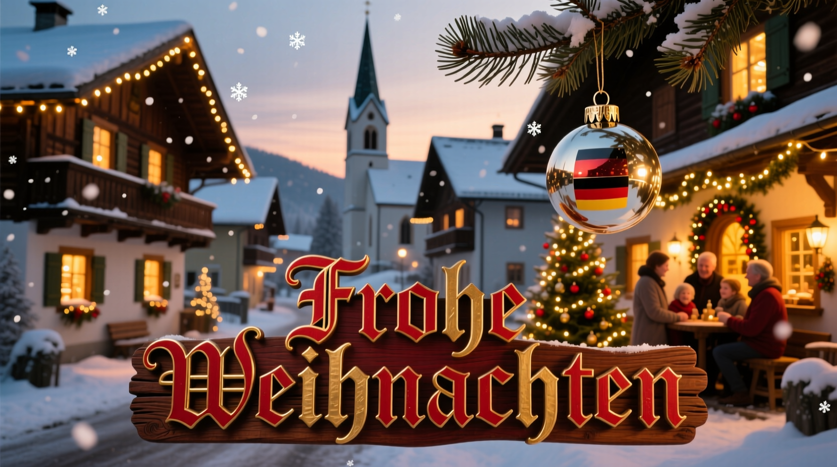 how do germans say merry christmas