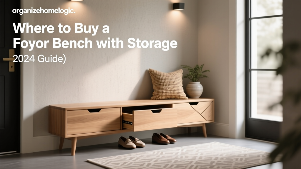 Where to Buy a Foyer Bench with Storage (2024 Guide)