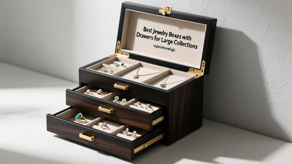 Best Jewelry Boxes with Drawers for Large Collections