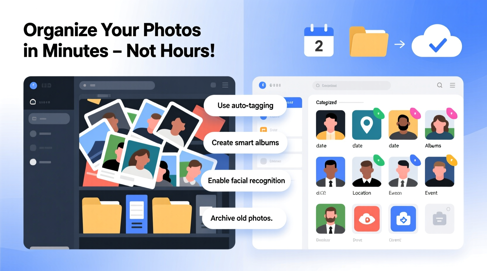 how to organize your digital photos without spending hours sorting