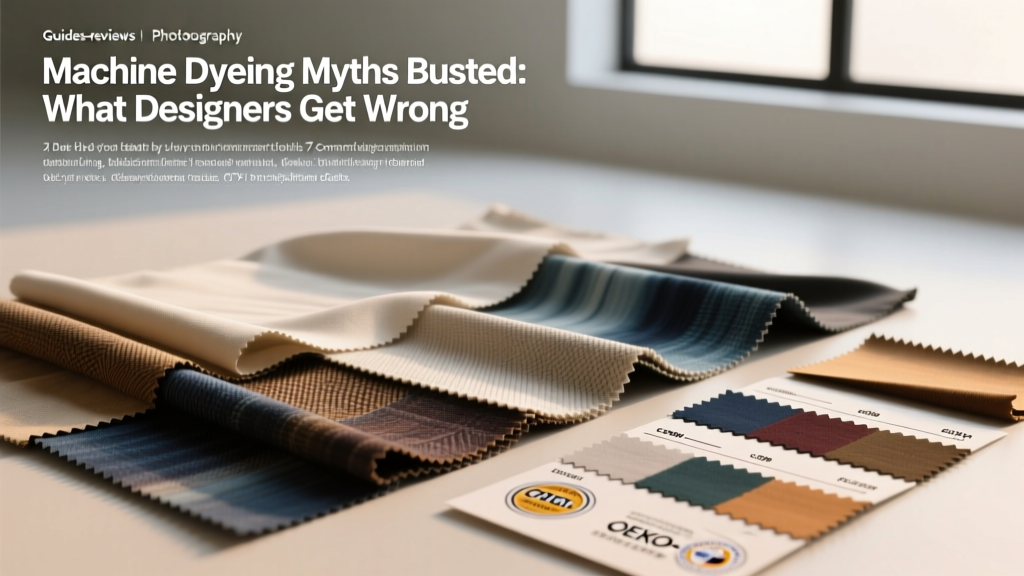 Machine Dyeing Myths Busted: What Designers Get Wrong