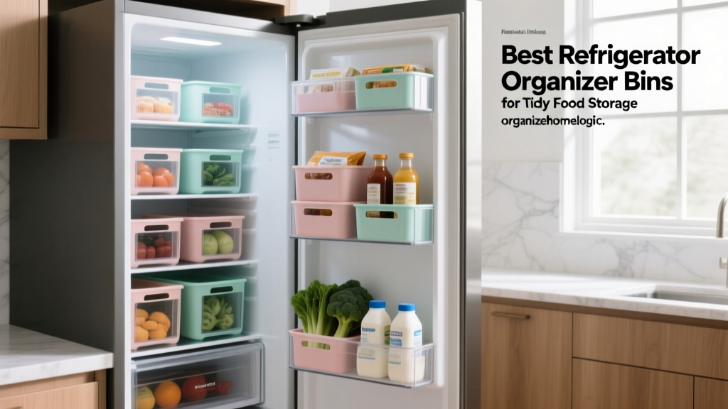 Best Refrigerator Organizer Bins for Tidy Food Storage