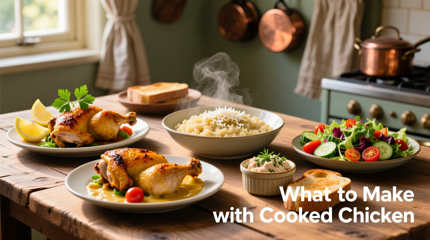 what to make with cooked chicken