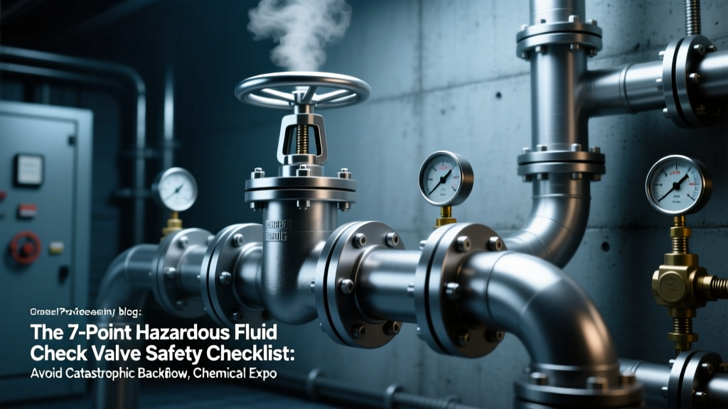 7-Point Hazardous Fluid Check Valve Safety Checklist