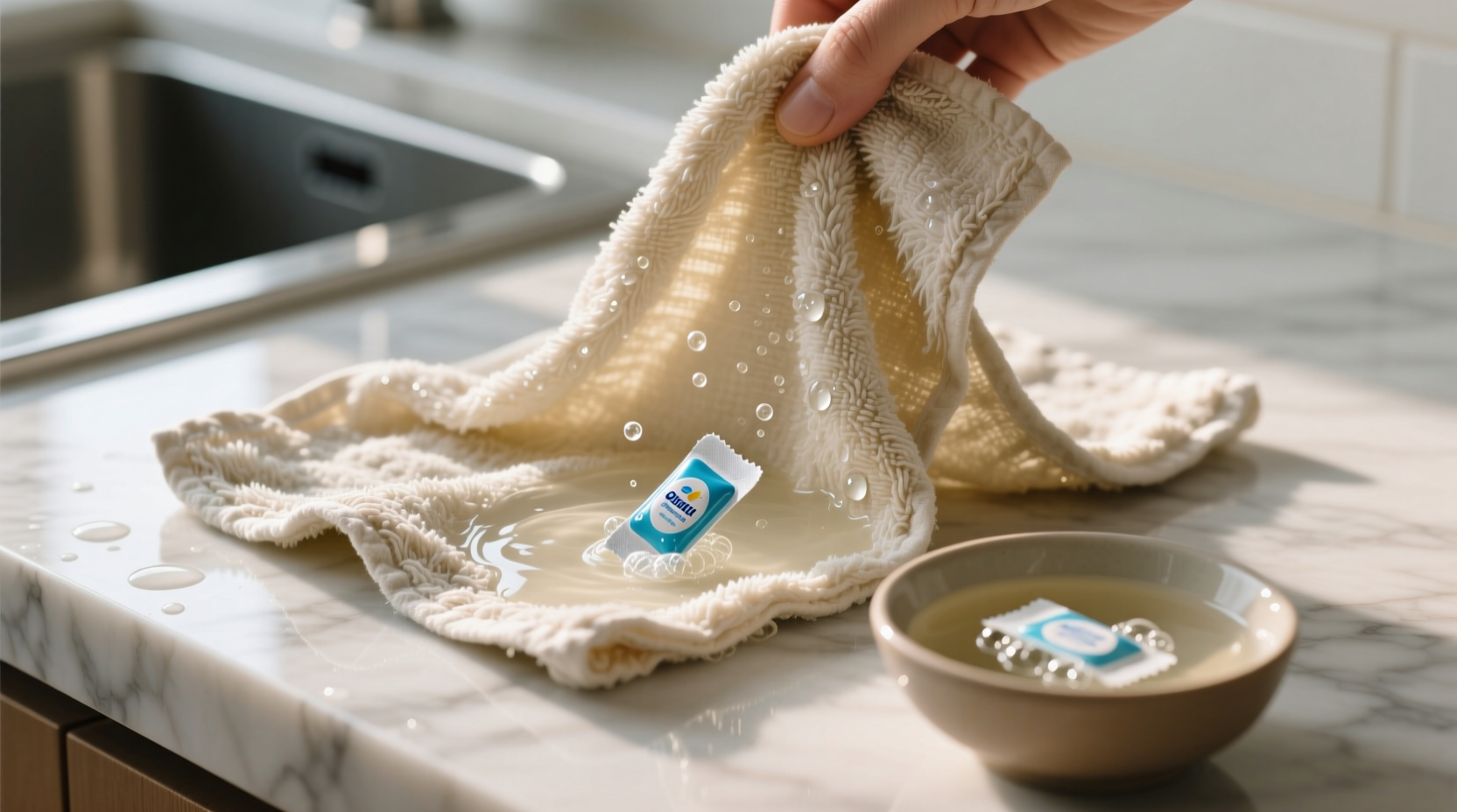 detergent strip wash vs vinegar rinse for washcloths