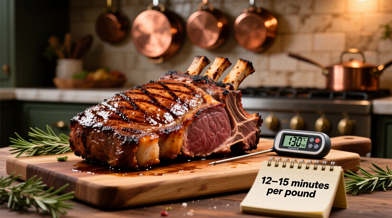 how long cook prime rib per pound