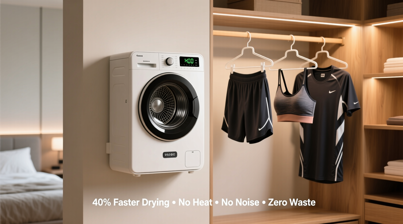 closet fan with timer for gym clothes