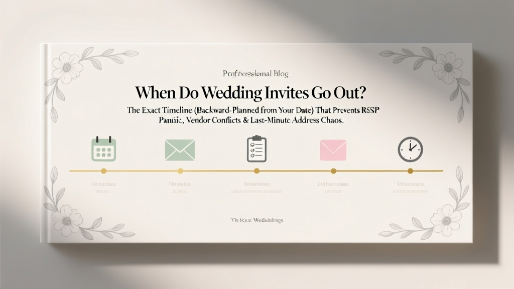 When Do Wedding Invites Go Out? (2026 Timeline)