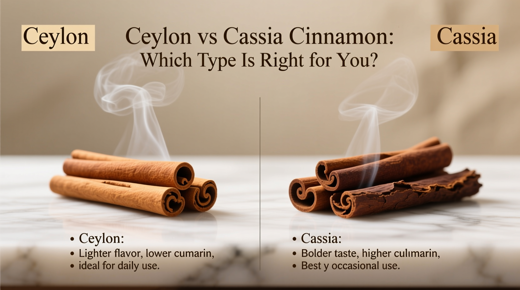 ceylon vs cassia cinnamon which type is right for you