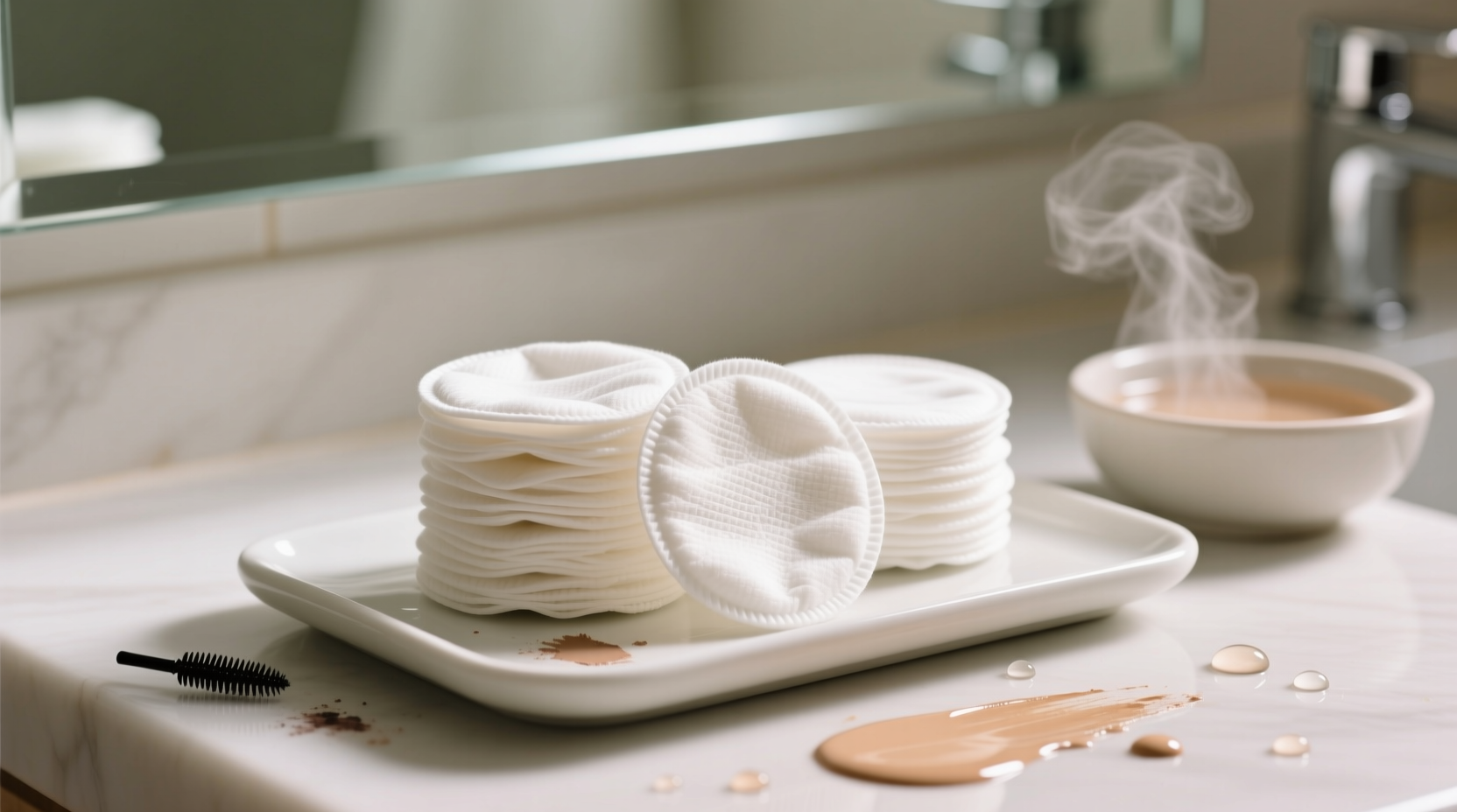 how to clean reusable makeup pads without lint or loss of absorbency