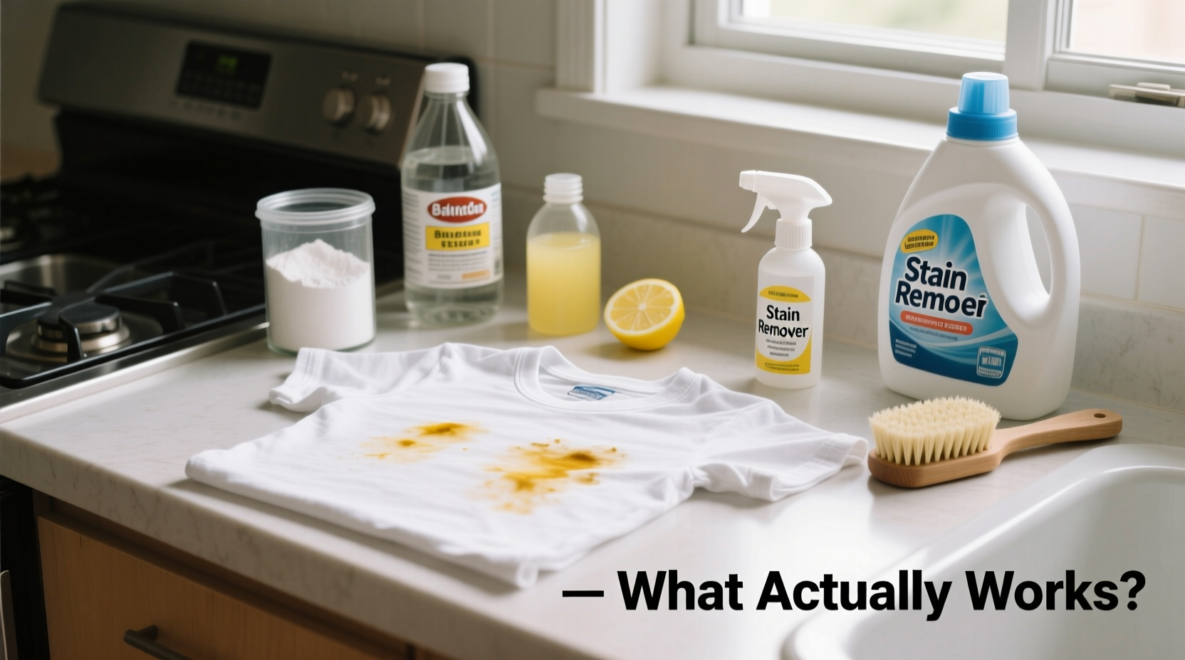 removing sweat stains from white tees everyday items that actually work