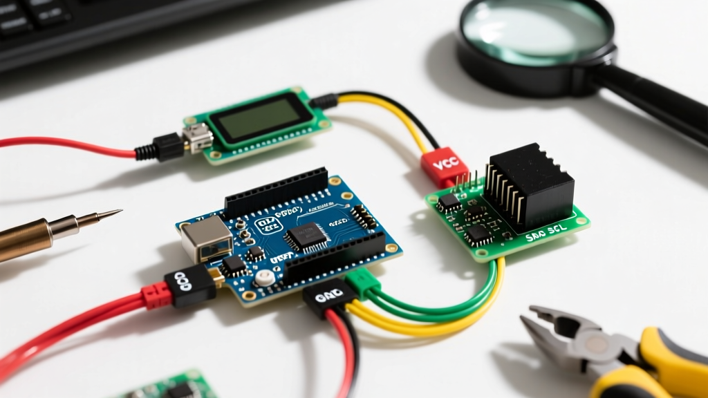 Building a Multi-Peripheral Gyro Sensor Arduino I2C Bus Setup