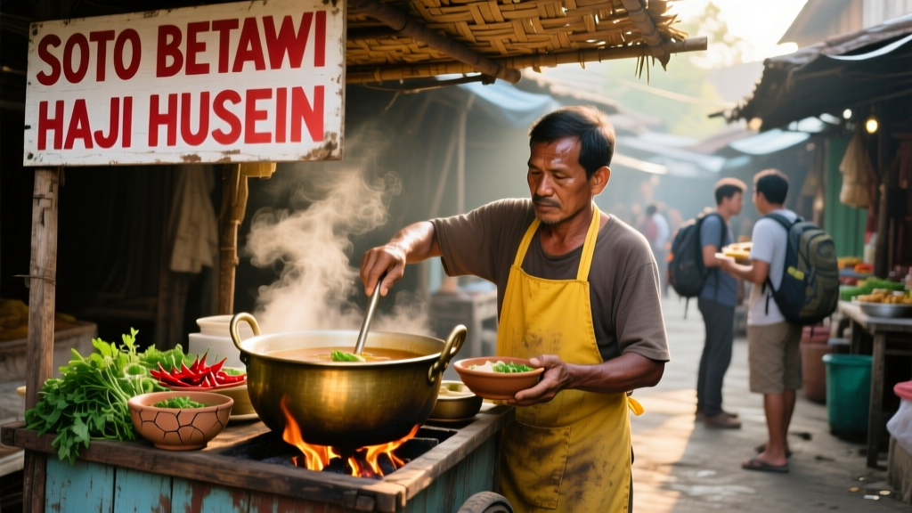 Soto Betawi Haji Husein: Jakarta’s Legendary Street-Side Soto Since 1972