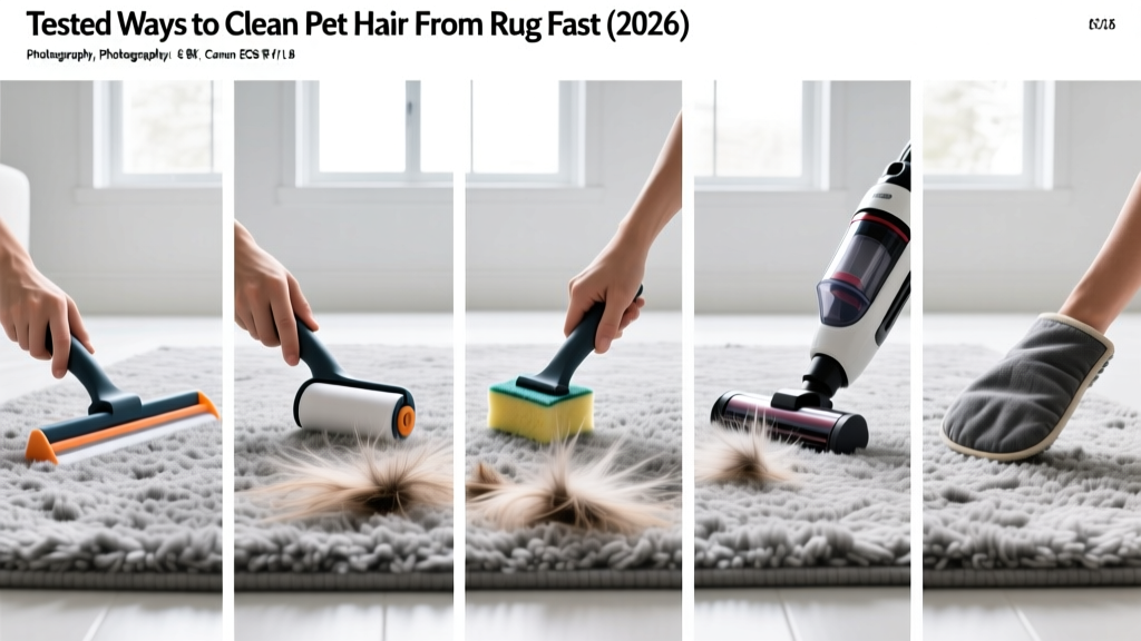Tested Ways to Clean Pet Hair From Rug Fast (2026)