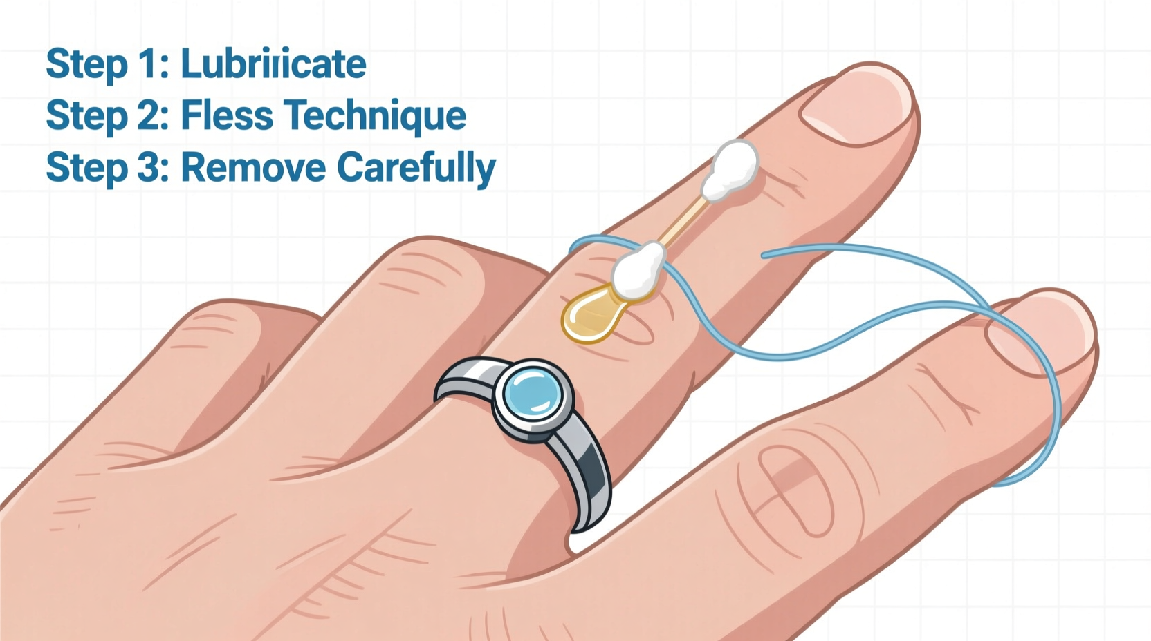 how to remove a tight wedding ring