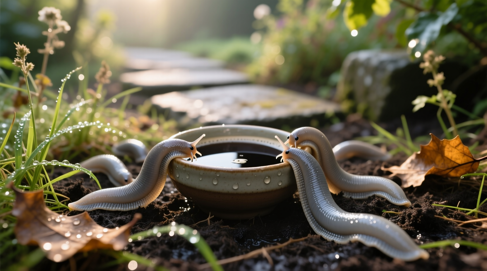 trap slugs with beer
