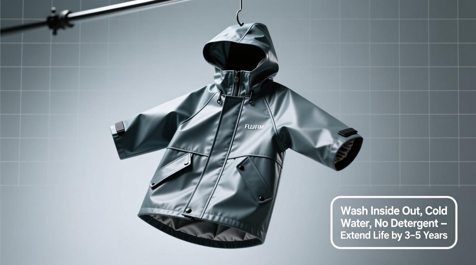 how to wash pet raincoats without delaminating