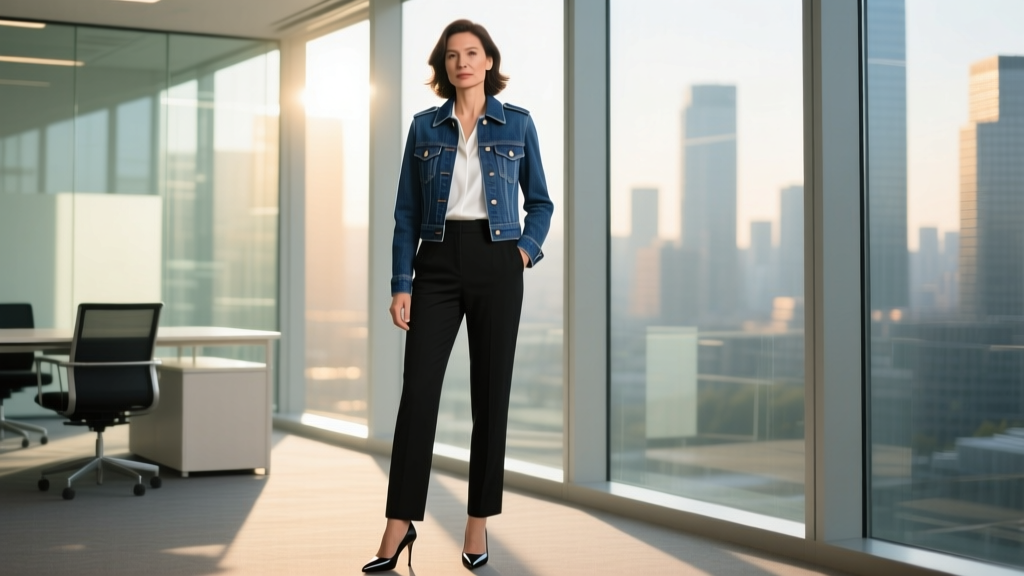 Denim Jacket Office Wear: Yes—If You Know the Science