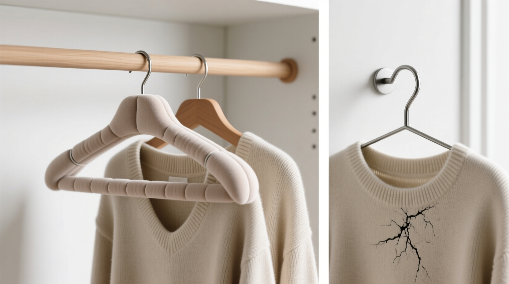 cashmere storage are magnetic hooks safe