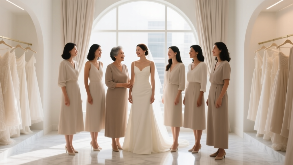 Wedding Dress Shopping Guests: The Science-Backed List