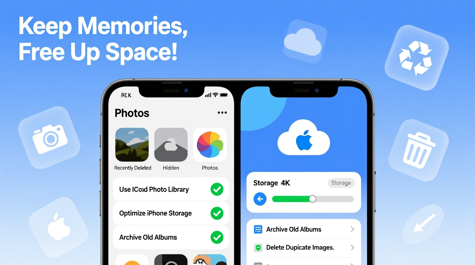 how to free up space on your iphone without deleting precious photos