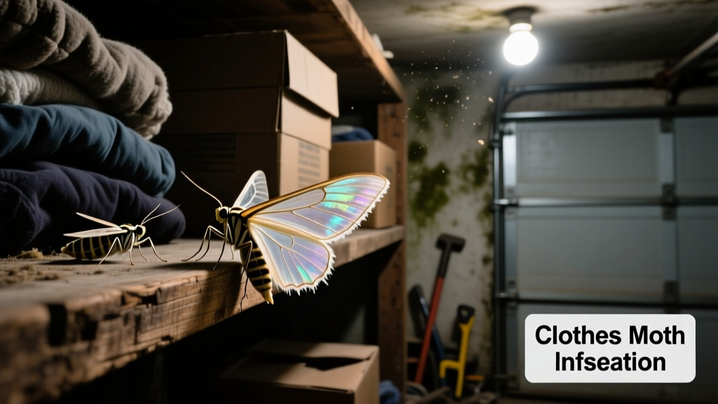 Clothes Moths in the Garage: Identification & Control