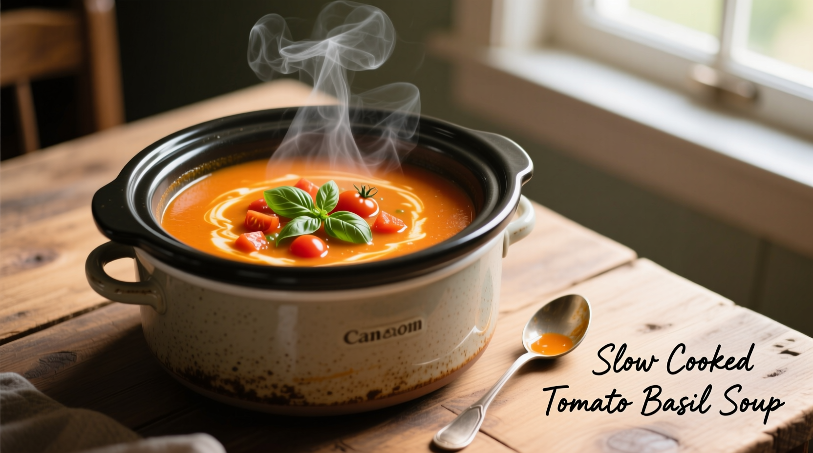 Perfect Slow Cooker Tomato Basil Soup Recipe & Tips