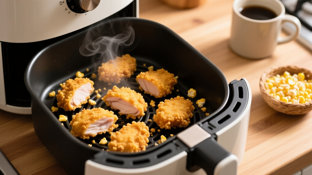Crispy Cornflake Chicken Nuggets (Air Fryer)