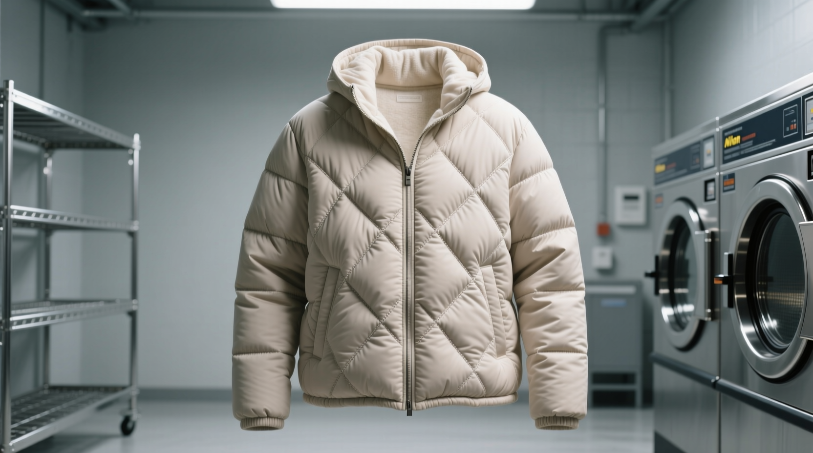 how to clean a reversible quilted jacket