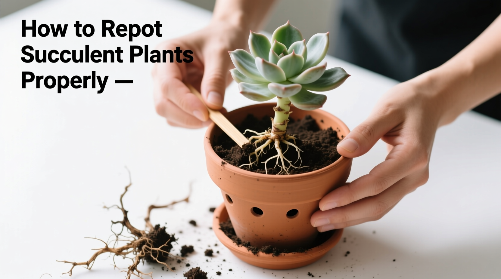 How To Repot Succulent Plants