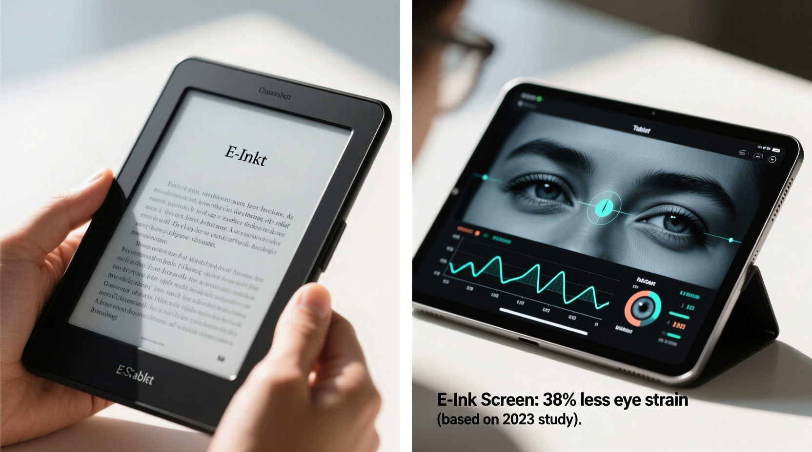 ereader vs tablet is the eink screen really better for eye strain