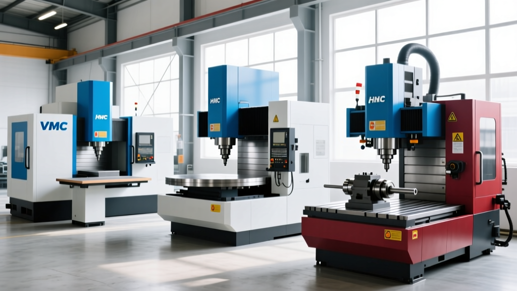 Milling Machine CNC Showdown: VMC vs. HMC vs. 5-Axis Options