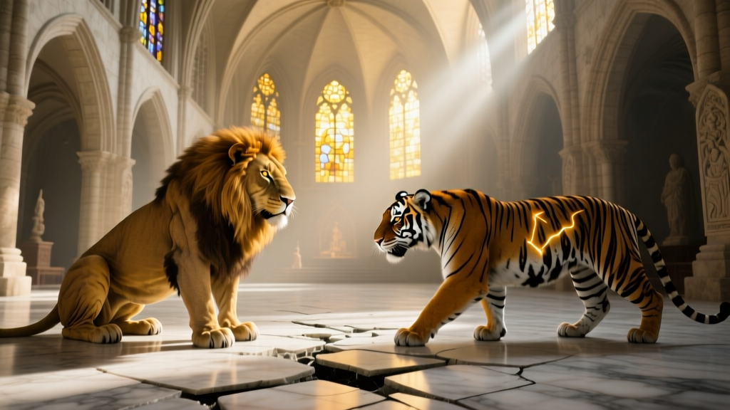 Lion and Tiger: Combined Dream Symbolism