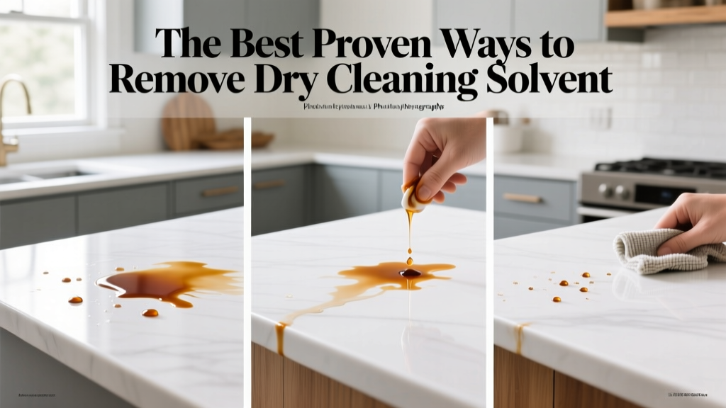 The Best Proven Ways to Remove Dry Cleaning Solvent