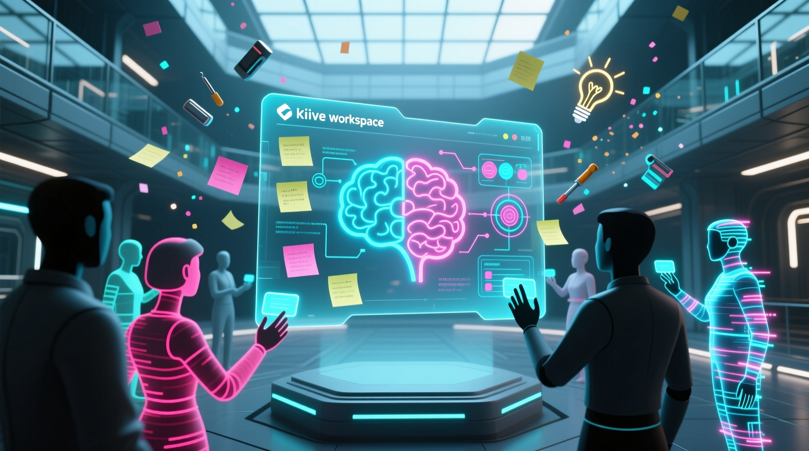 kohive is a shared virtual workspace for brainstorming