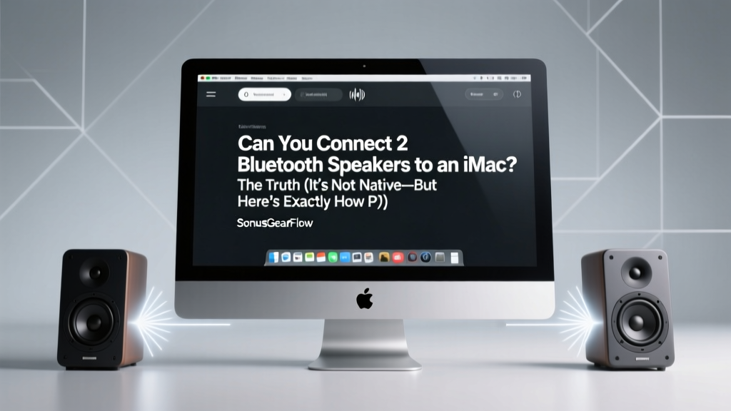Can You Connect 2 Bluetooth Speakers to an iMac?