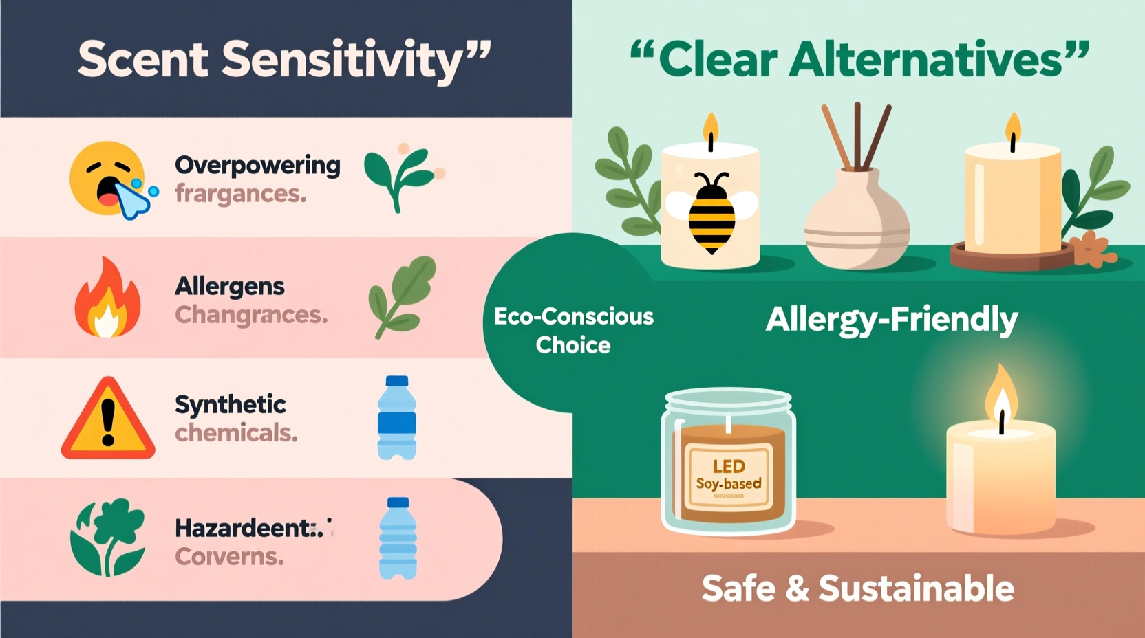 why do some people hate scented candles and what alternatives do they prefer