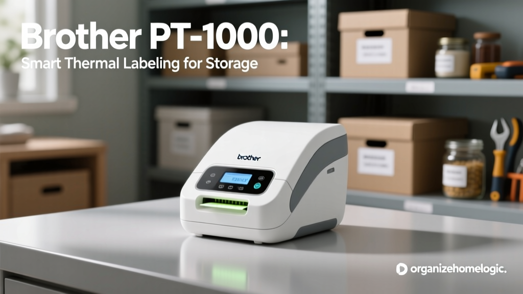 Brother PT-1000: Smart Thermal Labeling for Storage