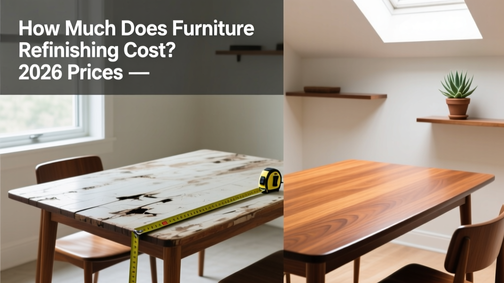 How Much Does Furniture Refinishing Cost? 2026 Prices