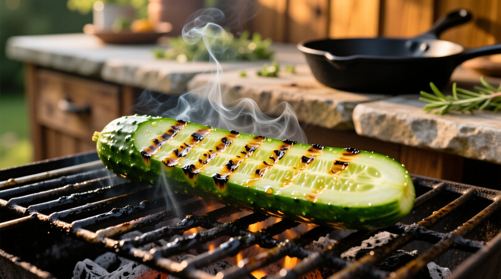 you should grill a cucumber