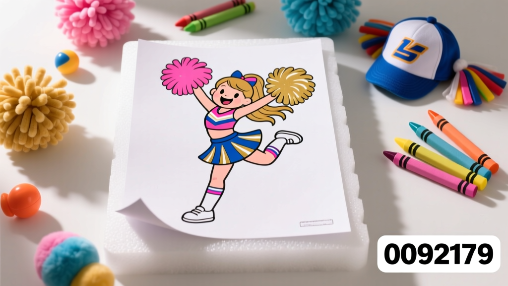 Beautiful Cheerleading Coloring Pages for Your Girl: Safety, Development, and Age-Appropriate Design Insights